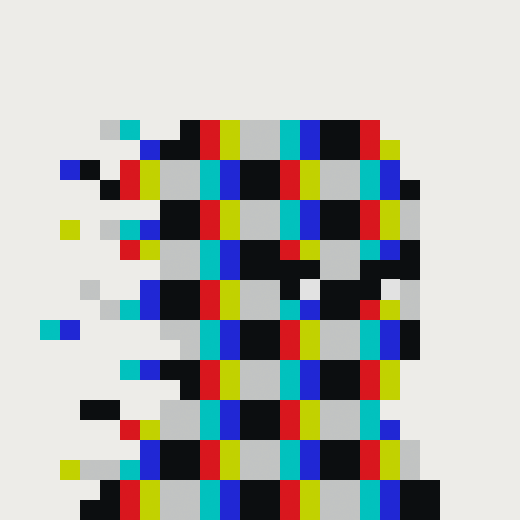 KDean, pixel identity plate from the zkSNARKS luminaries gallery